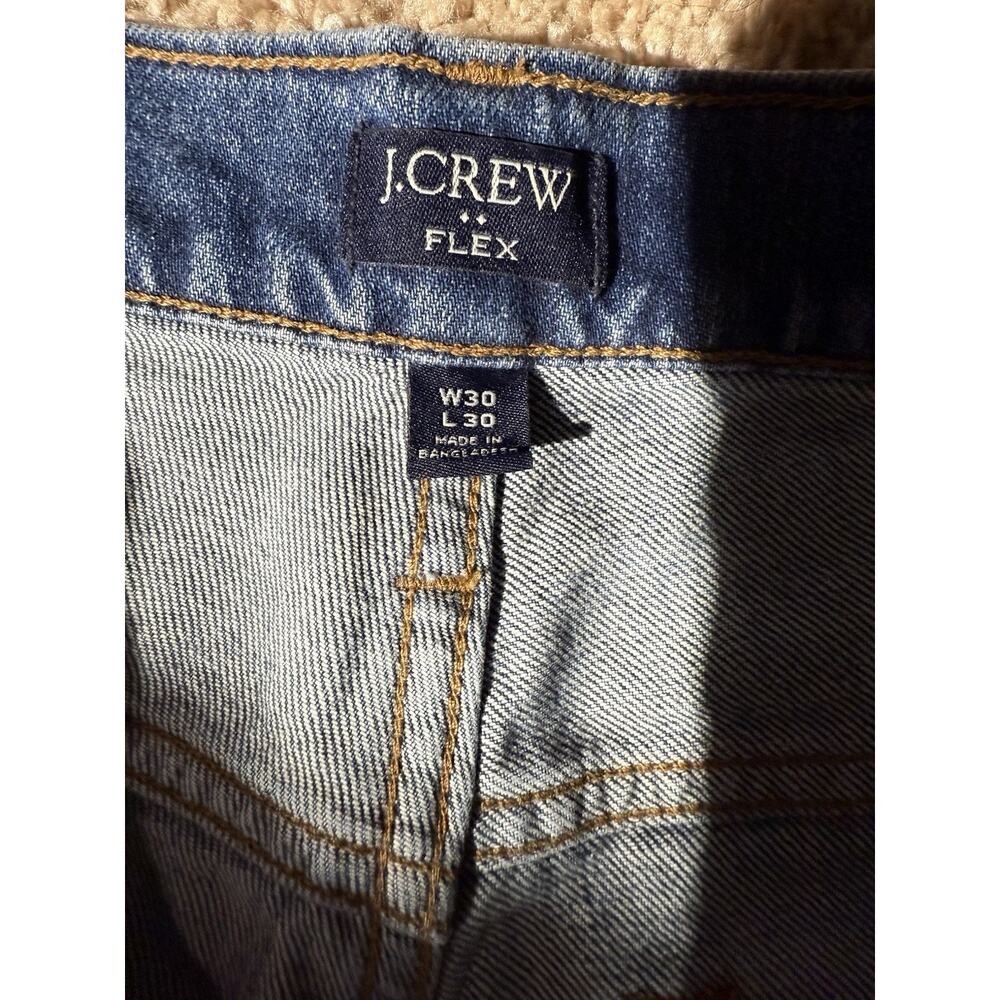 J Crew Jeans Mens 30x31 Blue Flex Skinny Fit Stretch Denim Medium Wash Pants - Picture 6 of 8